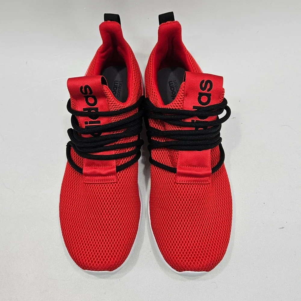 Adidas Lite Racer Adapt 3.0 Mens 11.5 Red Black Slip On Running Shoes FX8809